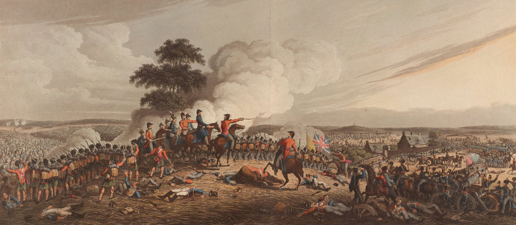 Detail of The Battle of Quatre Bras on 16 June 1815, 1816 by Anonymous