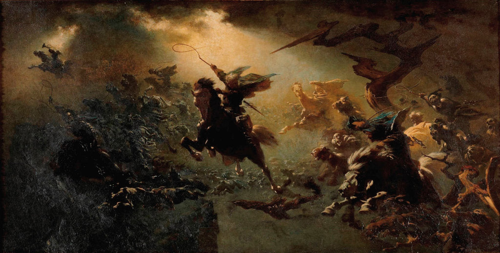 Detail of The Wild Hunt, 1856-1868 by Anonymous