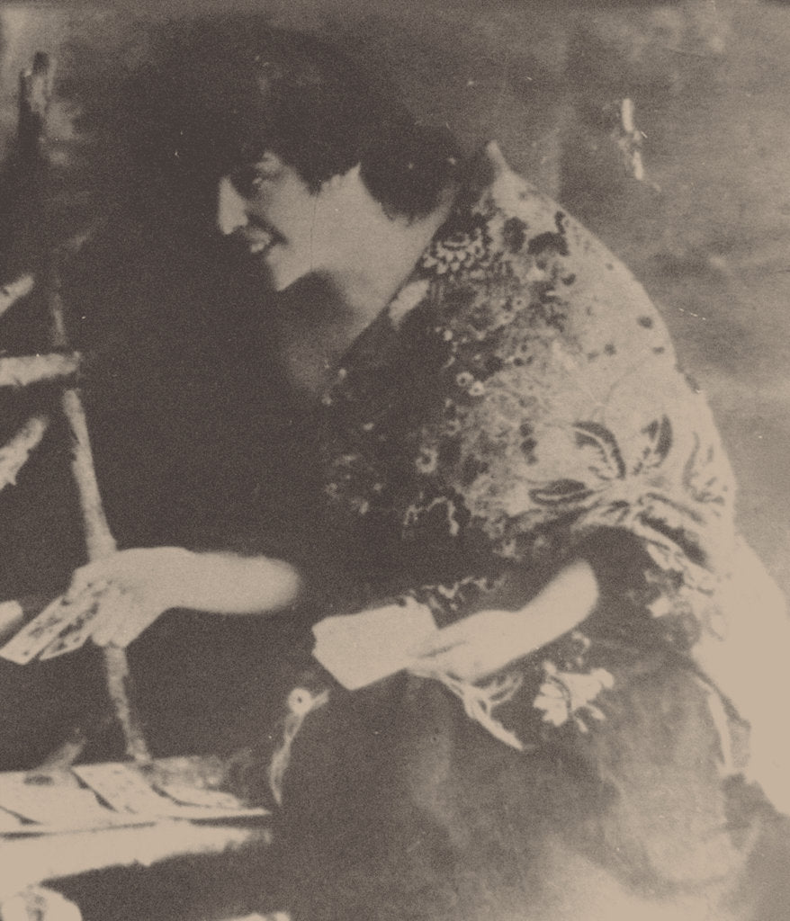 Detail of Maria Mikhayovna Glebova-Semyonova, 1919 by Anonymous