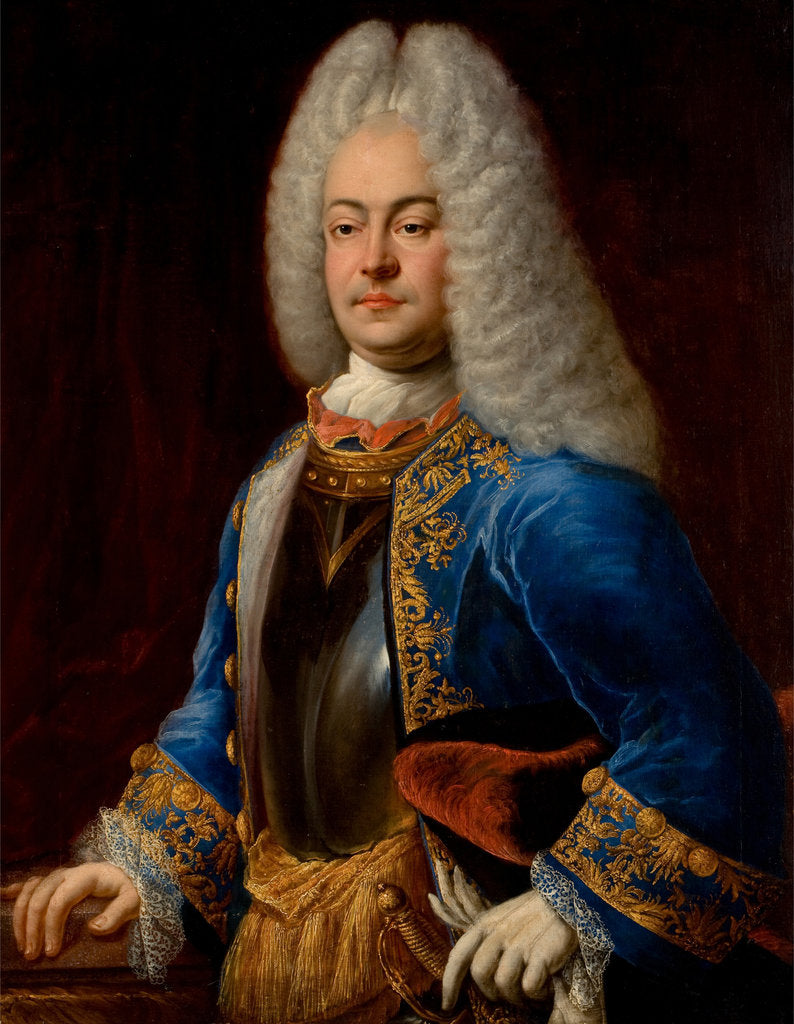 Detail of George Albert, Prince of East Frisia, 1718 by Anonymous