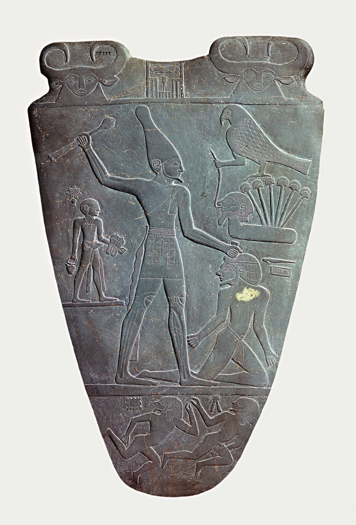 Detail of The Narmer Palette (verso), ca 31st century BC by Anonymous