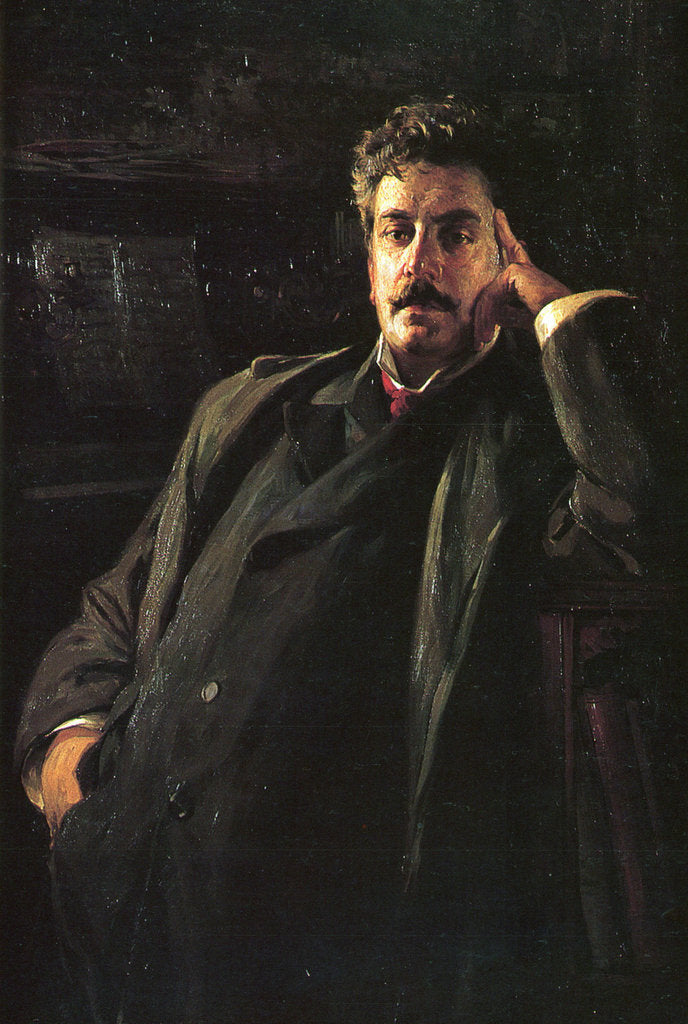 Detail of Portrait of the Composer Giacomo Puccini, 1903 by Anonymous