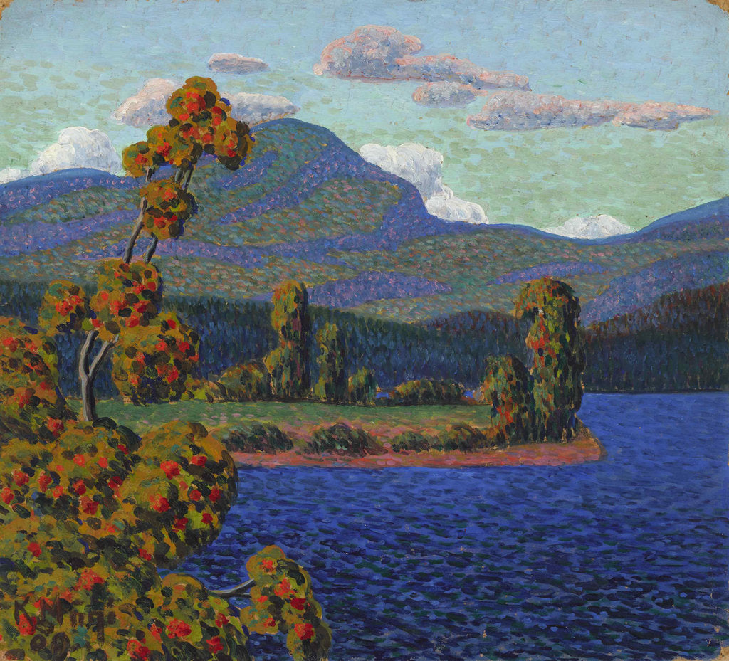 Detail of Norway landscape, 1909 by Anonymous