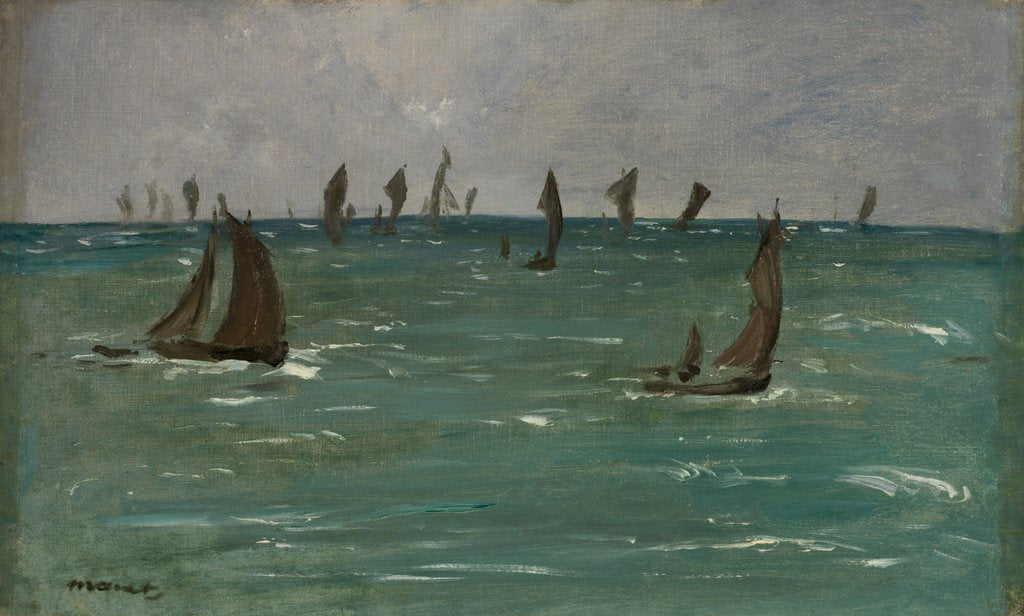 Detail of Boats at Berck-sur-Mer, 1873 by Edouard Manet