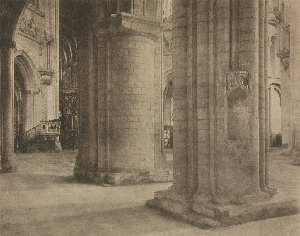 Detail of Camera Work: Ely Cathedral: Across Nave and Octagon, 1903 by Frederick H. Evans