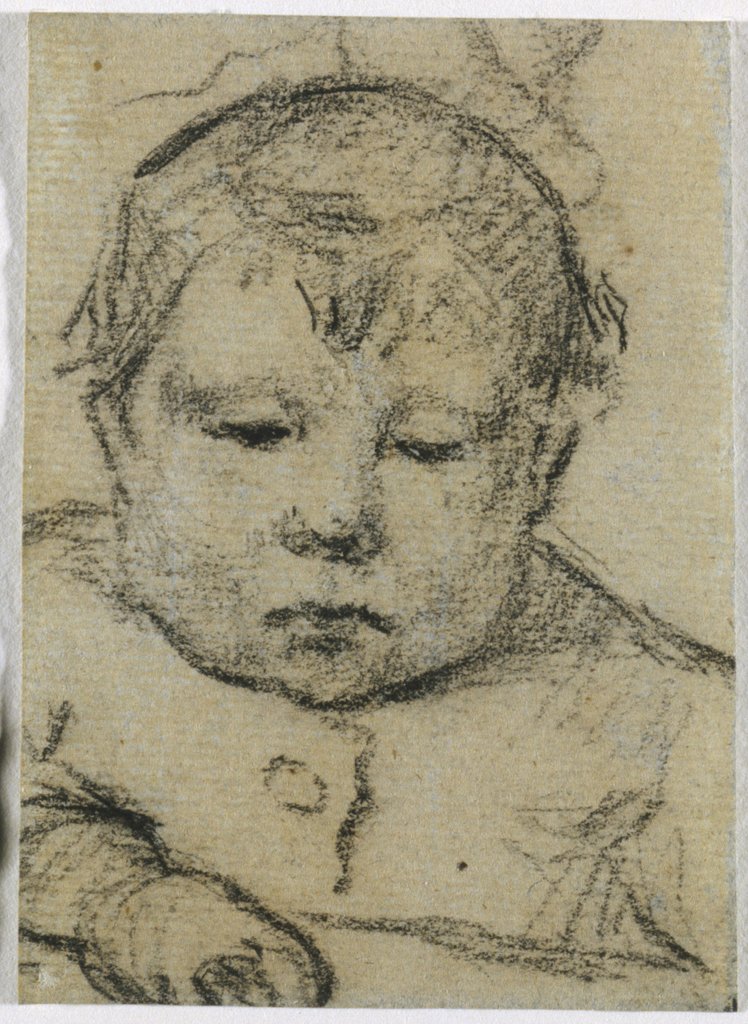 Detail of Emil Gauguin as a Child, Right Hand Forward, c. 1875-1876 by Paul Gauguin