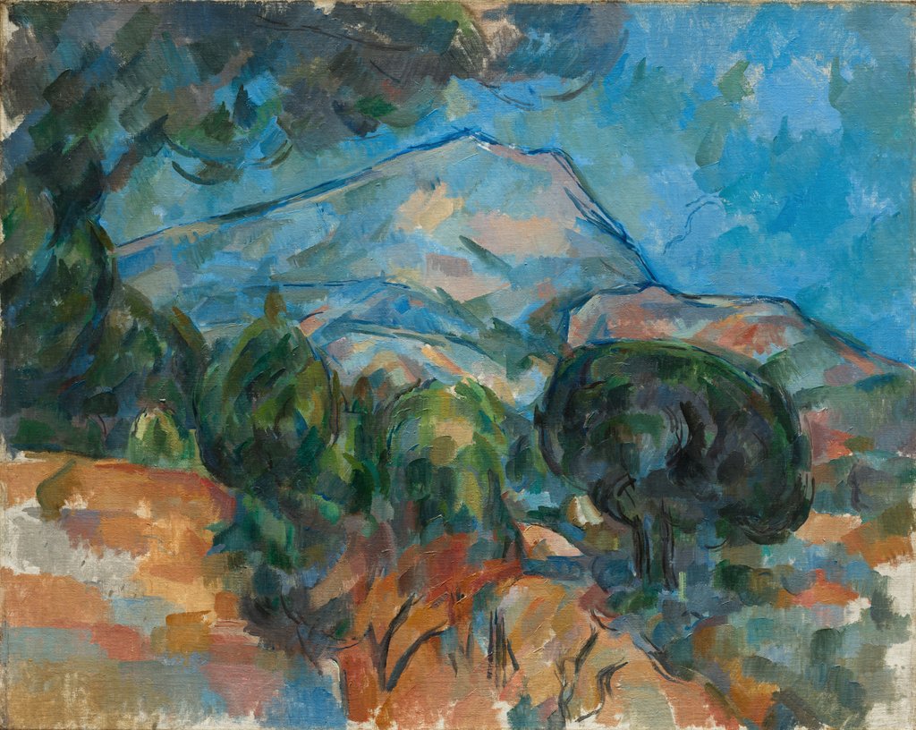 Detail of Mount Sainte-Victoire, c. 1904 by Paul Cézanne