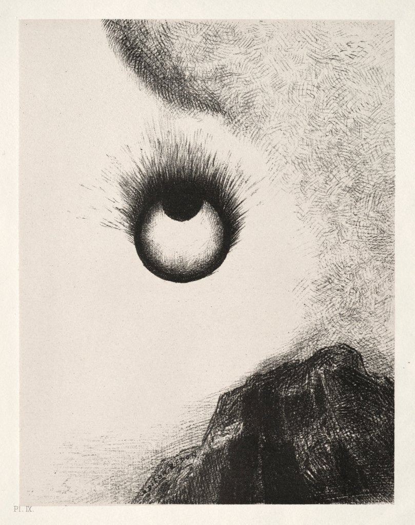 Detail of The Temptation of Saint Anthony: Everywhere Eyeballs are Aflame, 1888 by Odilon Redon; Becquet; Edmond Deman