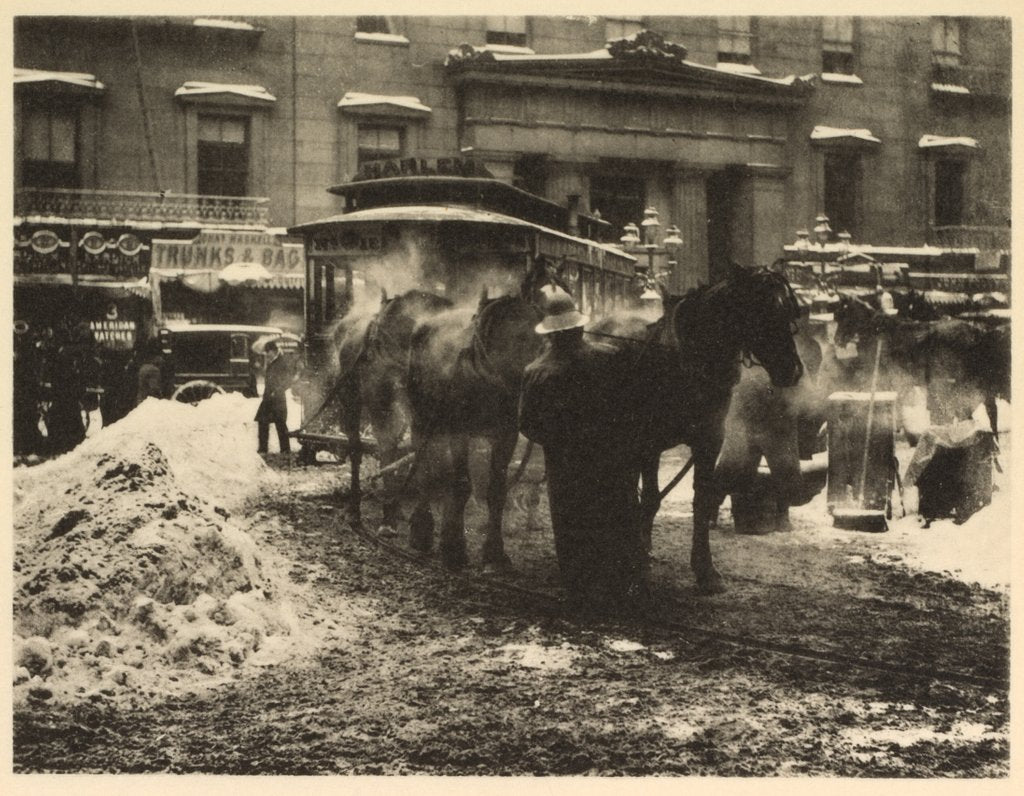 Detail of The Terminal, 1893 by Alfred Stieglitz