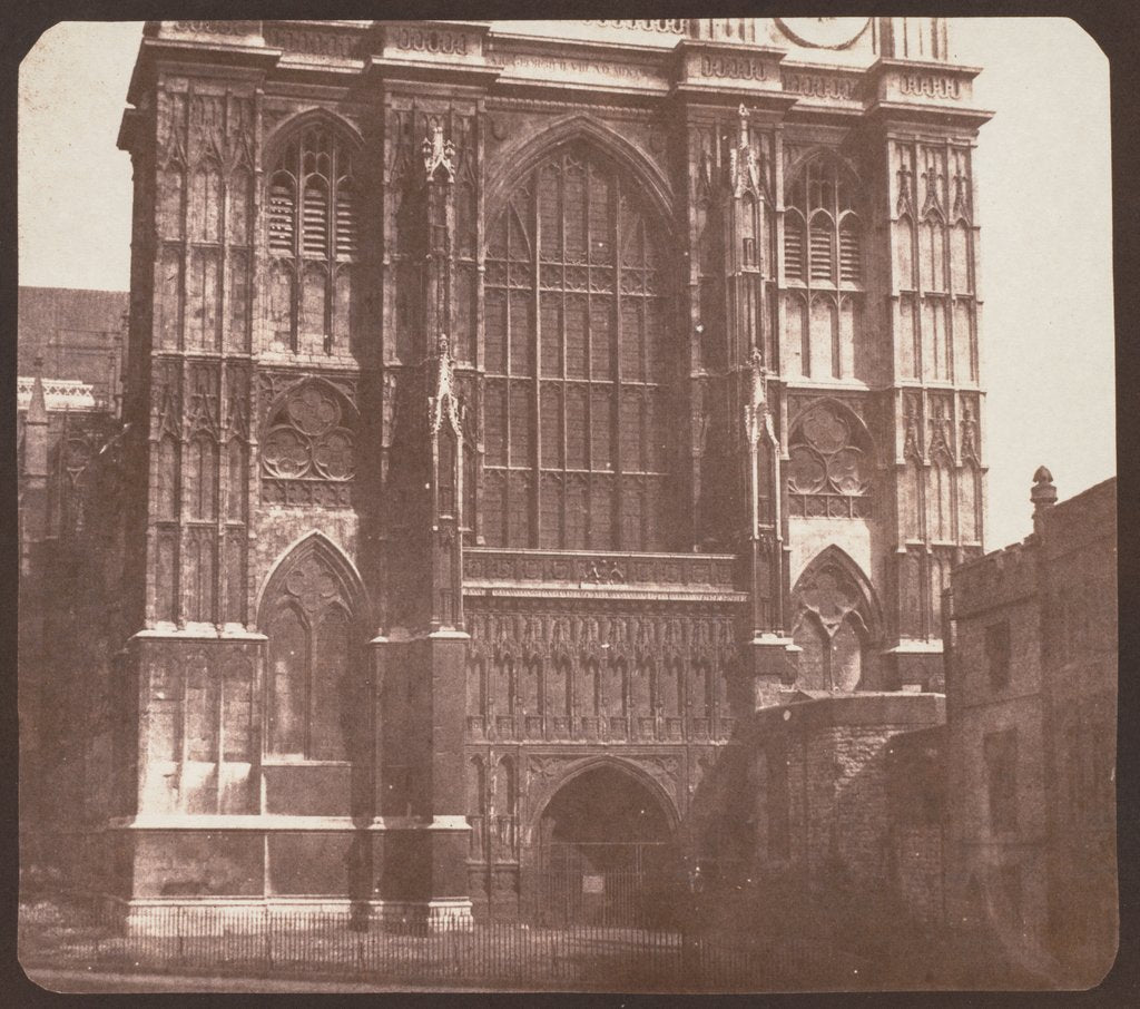 Detail of Westminster Abbey, before 1844 by Nicholas Henneman