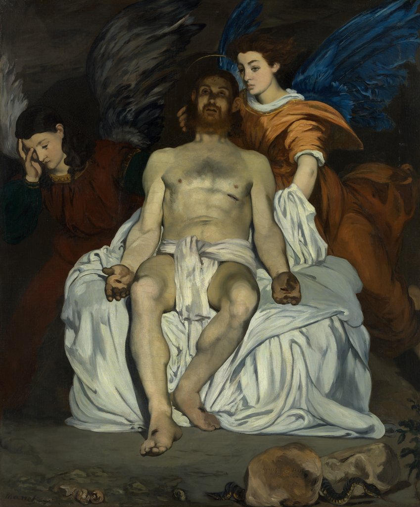 Detail of The Dead Christ with Angels, 1864 by Edouard Manet