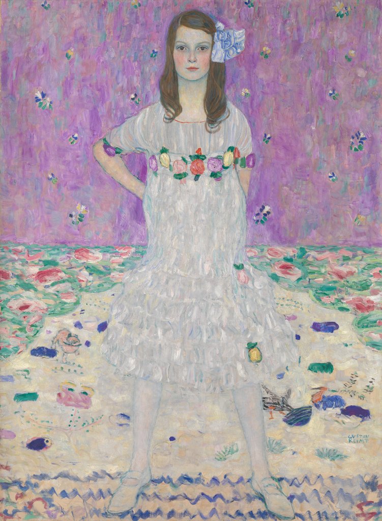 Detail of Mäda Primavesi, 1912-13 by Gustav Klimt