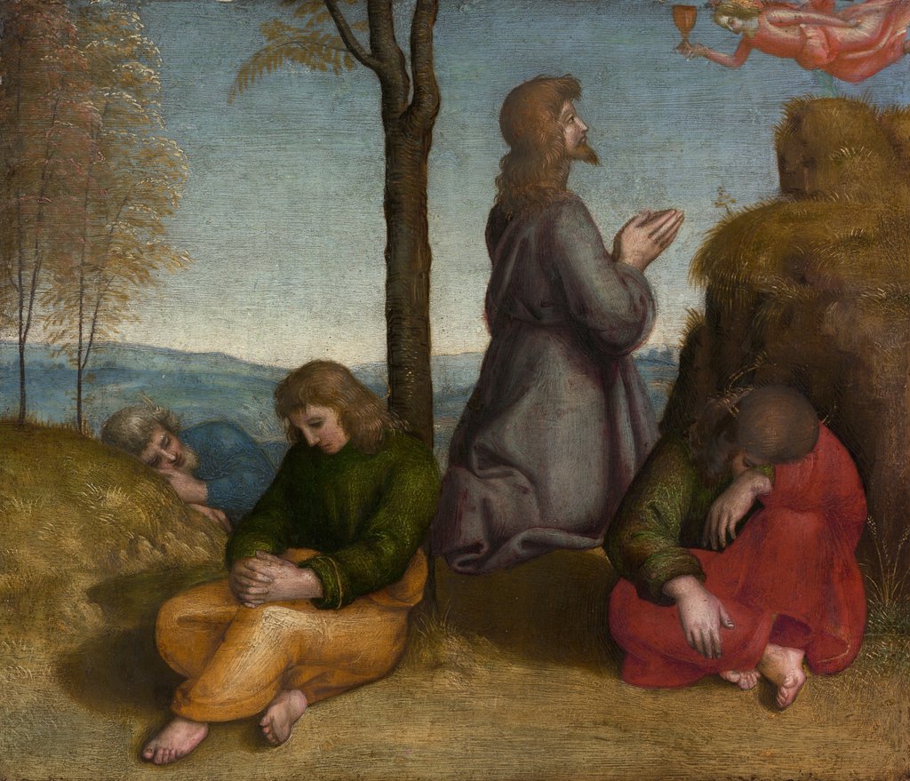 Detail of The Agony in the Garden, ca. 1504 by Raphael