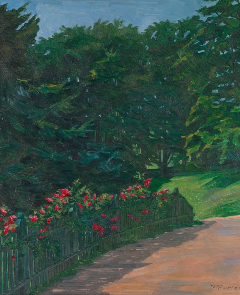 Detail of Landscape, 1910 by Wilhelm Trübner