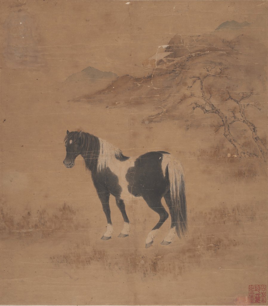 Detail of Horse and Landscape by Unknown