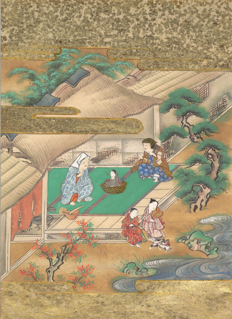 Detail of The Tale of the Bamboo Cutter, late 17th century by Unknown