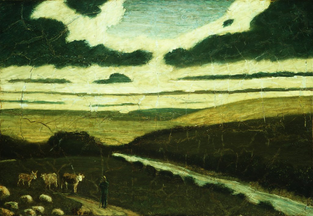 Detail of Landscape, 1897-98 by Albert Pinkham Ryder