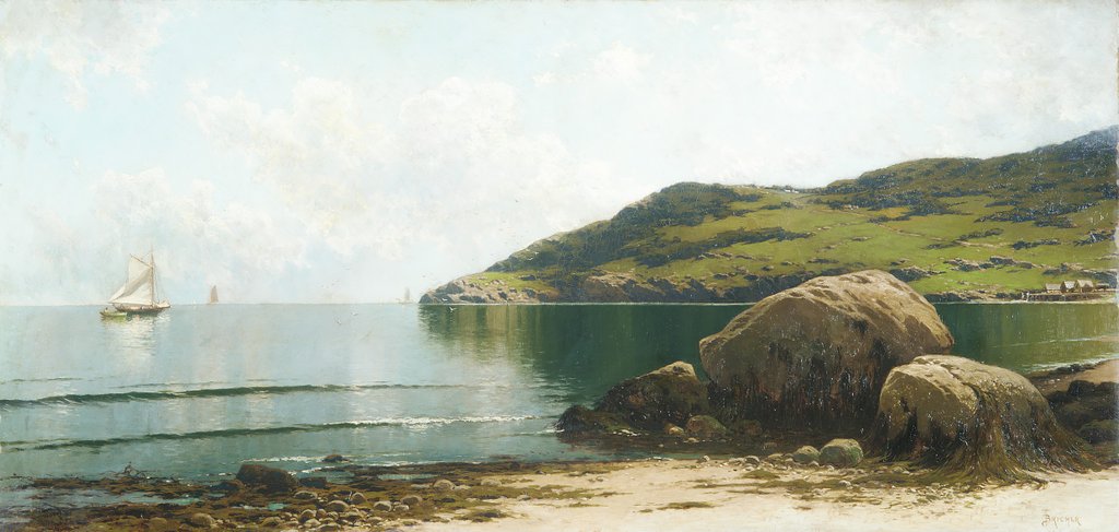 Detail of Marine Landscape, ca. 1895 by Alfred Thompson Bricher