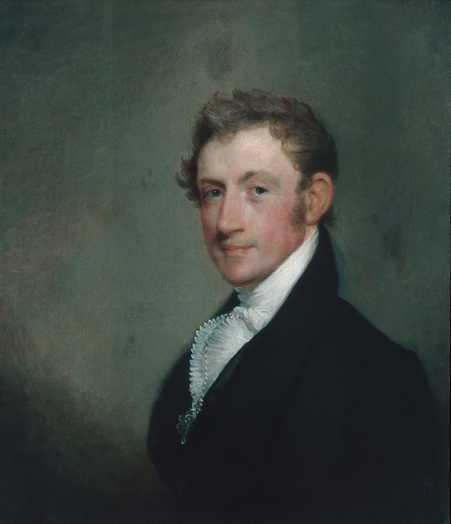 Detail of David Sears, Jr., ca. 1815 by Gilbert Stuart