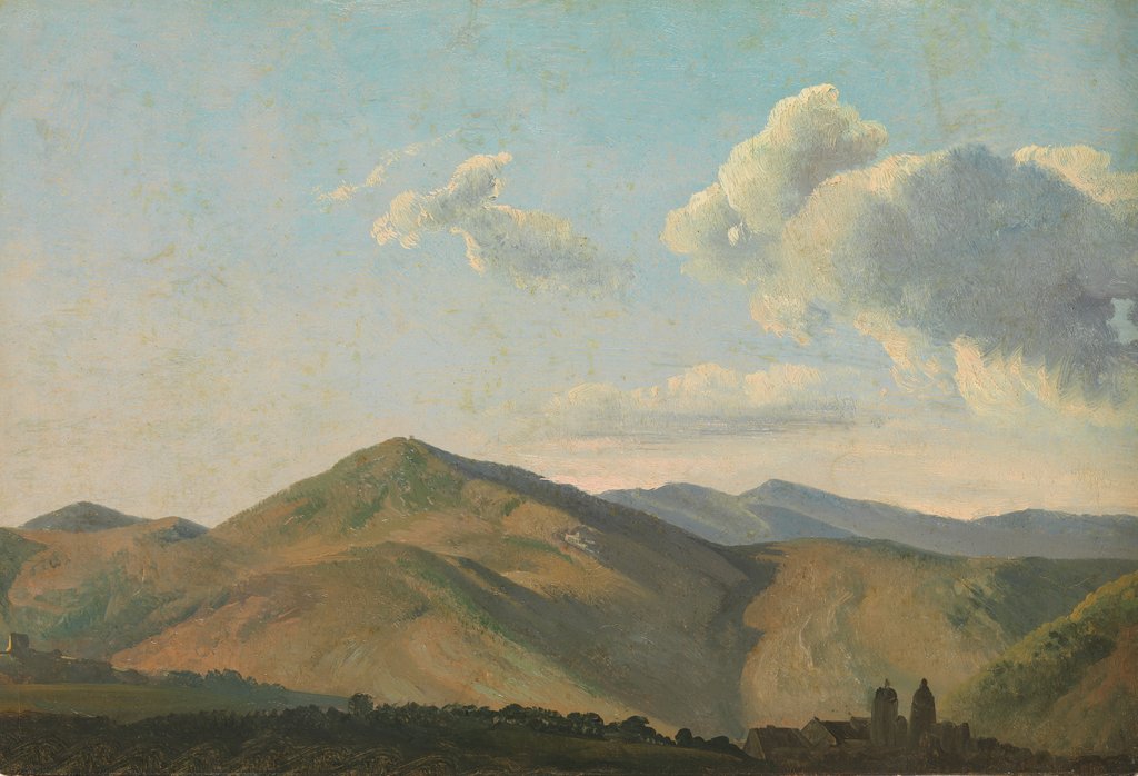 Detail of Mountainous Landscape at Vicovaro, ca. 1786-97 by Simon Alexandre Clement Denis