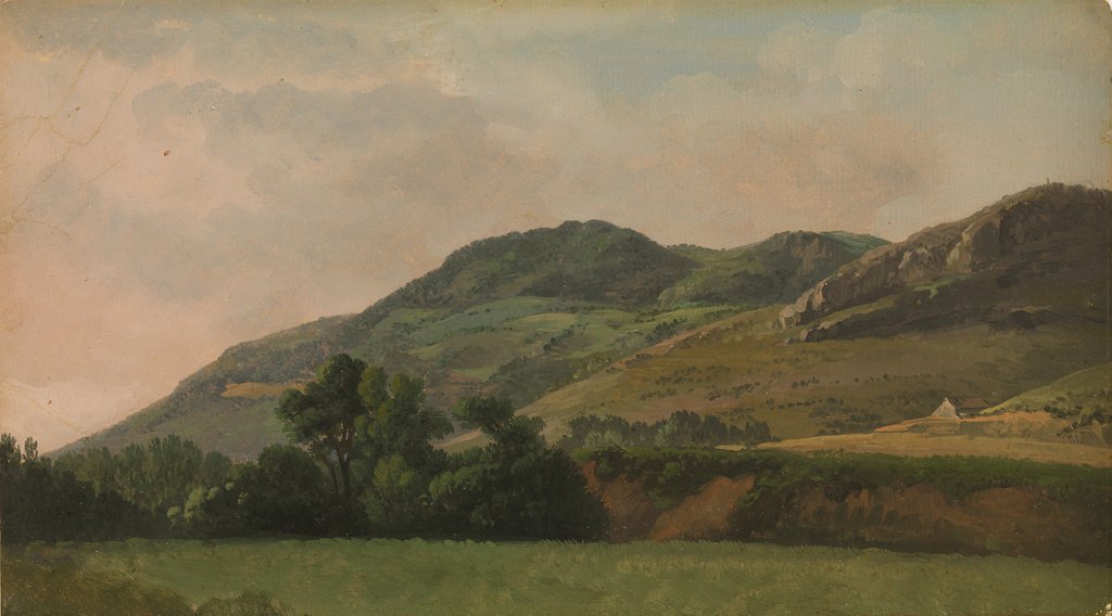 Detail of Mountainous Landscape at Tivoli, ca. 1786-97 by Simon Alexandre Clement Denis