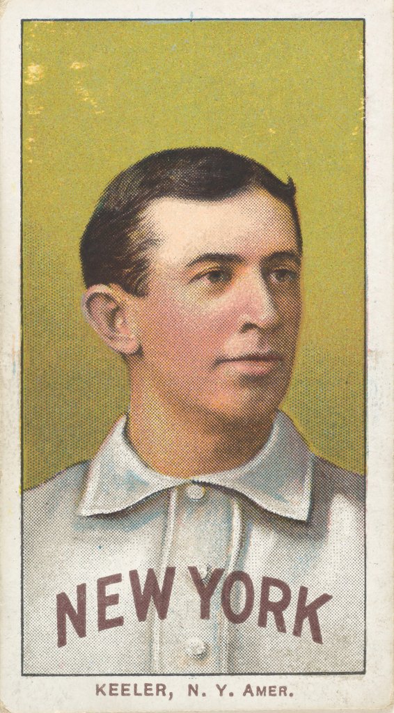 Detail of Keeler, New York, American League, from the White Border series for the American…, 1909-11 by American Tobacco Company