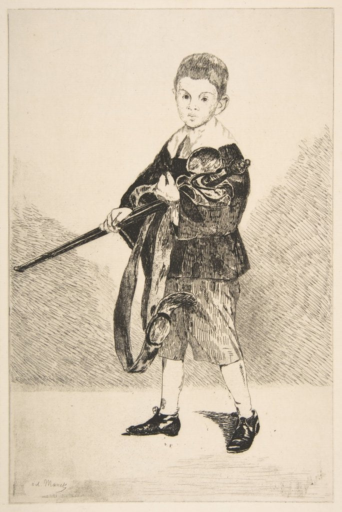 Detail of Boy with a Sword, Turned Left, 1862 by Edouard Manet