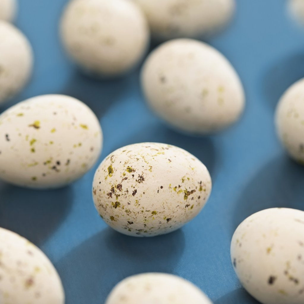 Detail of Chocolate Easter eggs by Corbis