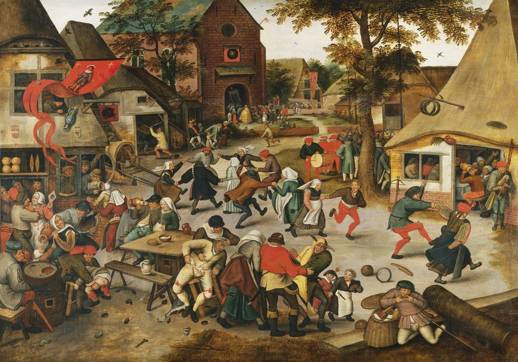 Detail of The Kermesse of St. George by Pieter Brueghel the Younger