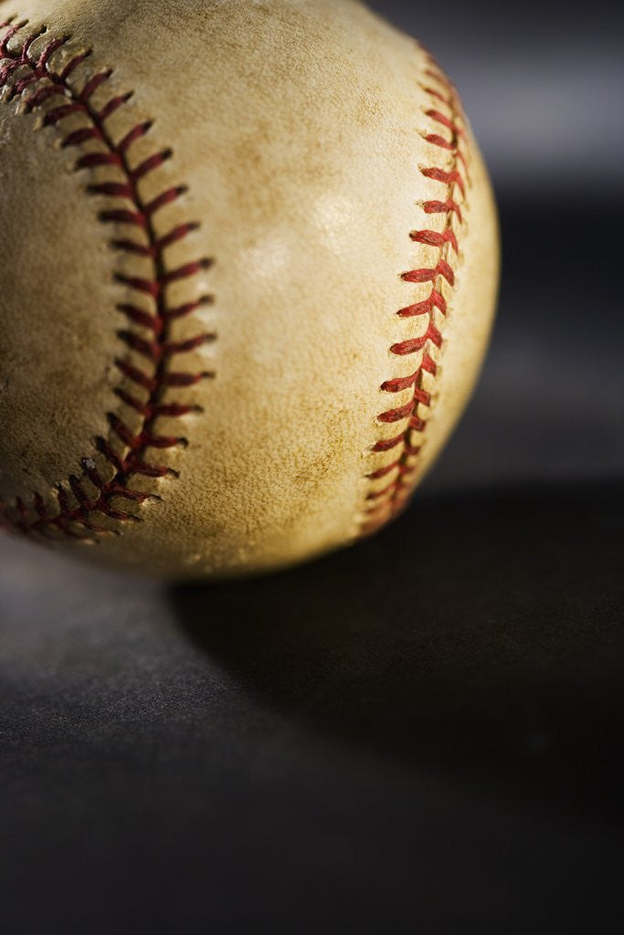 Detail of Baseball by Corbis