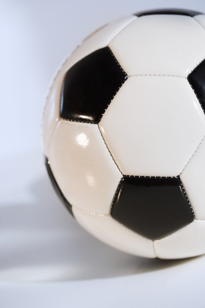Detail of Soccer Ball by Corbis