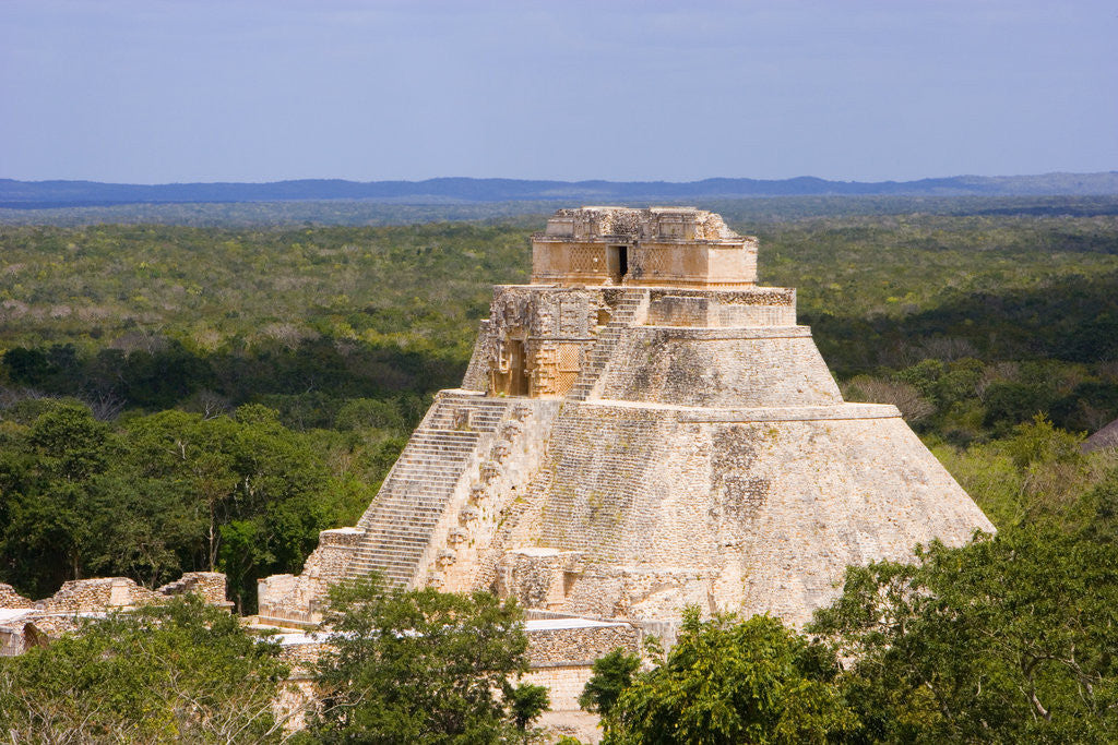 Detail of The Pyramid of the Magician by Corbis