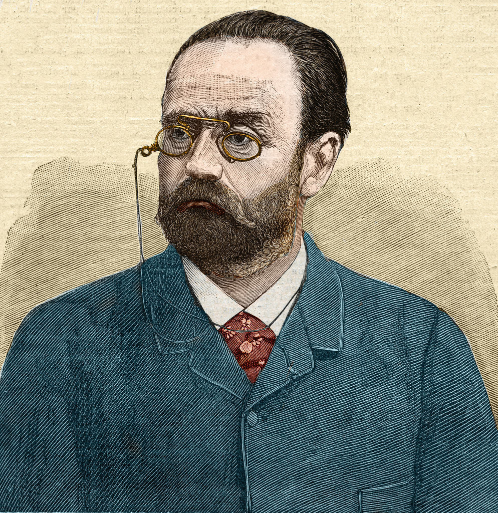 Detail of Portrait of Emile Zola by Corbis