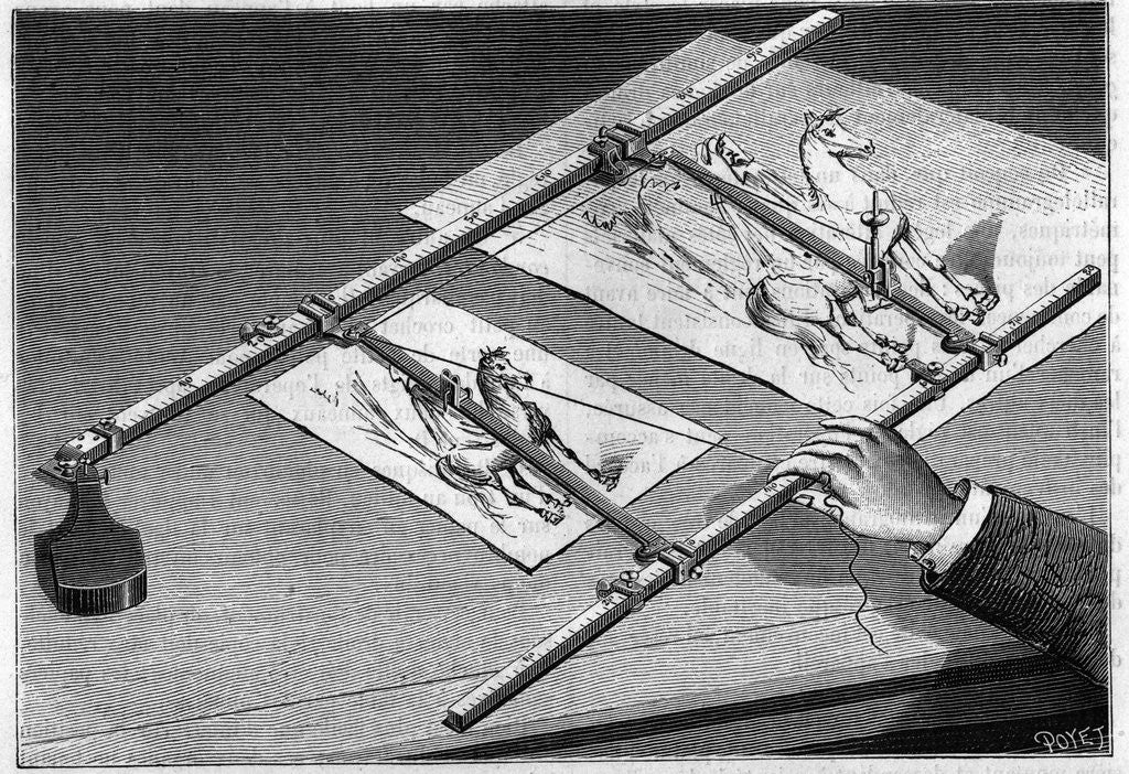 Detail of Illustration of a Drawing Aid by Corbis