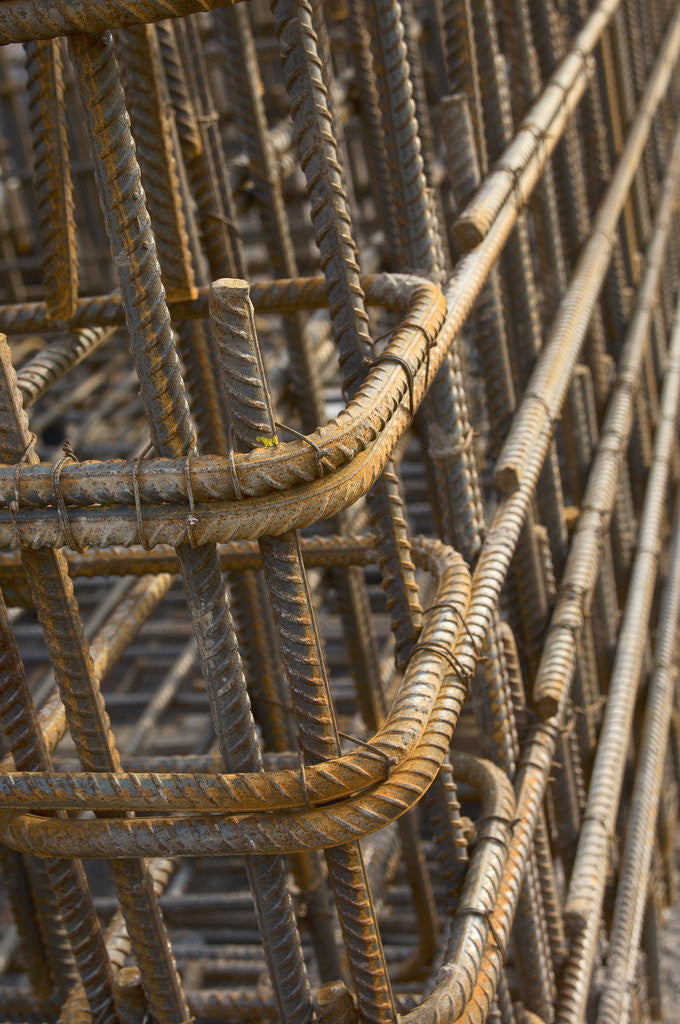 Detail of Rusty Rebar by Corbis