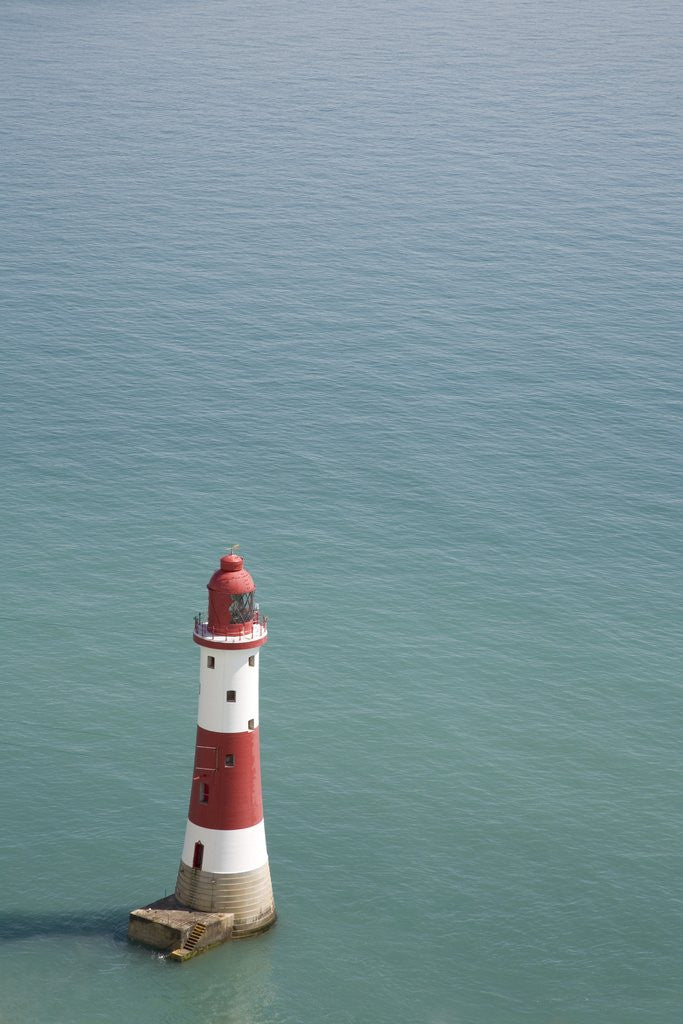 Detail of The Lighthouse at Beachy Head by Corbis