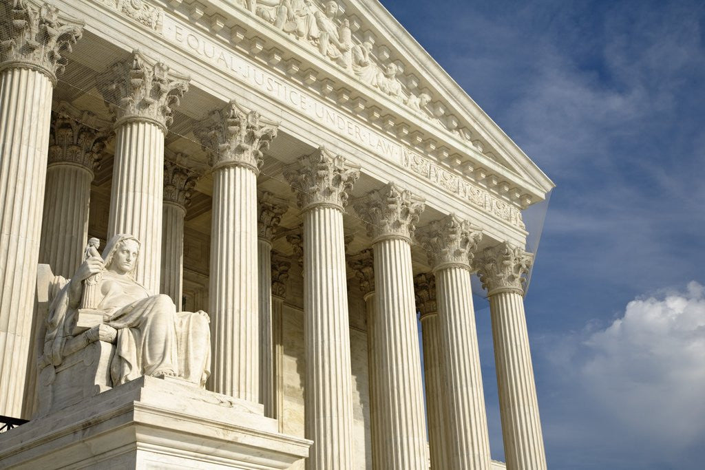 Detail of United States Supreme Court by Corbis