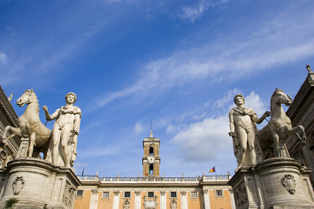 Detail of Piazza del Campidoglio by Corbis