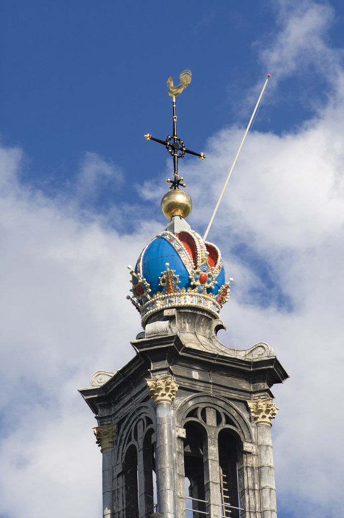 Detail of Westerkerk Bell Tower by Corbis