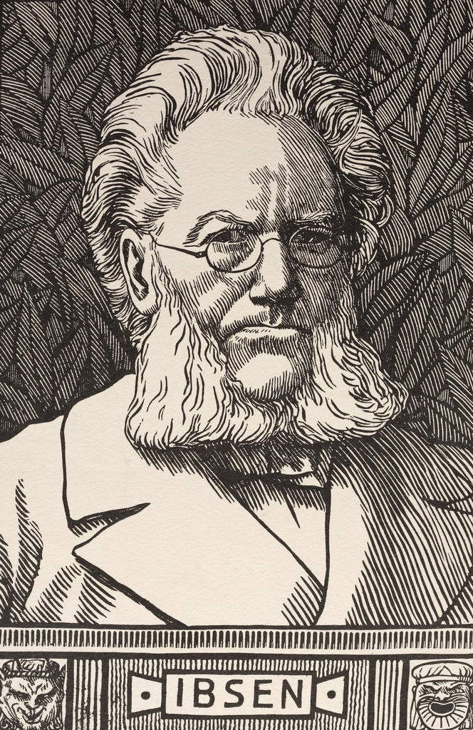 Detail of Portrait of Henrik Ibsen by Corbis