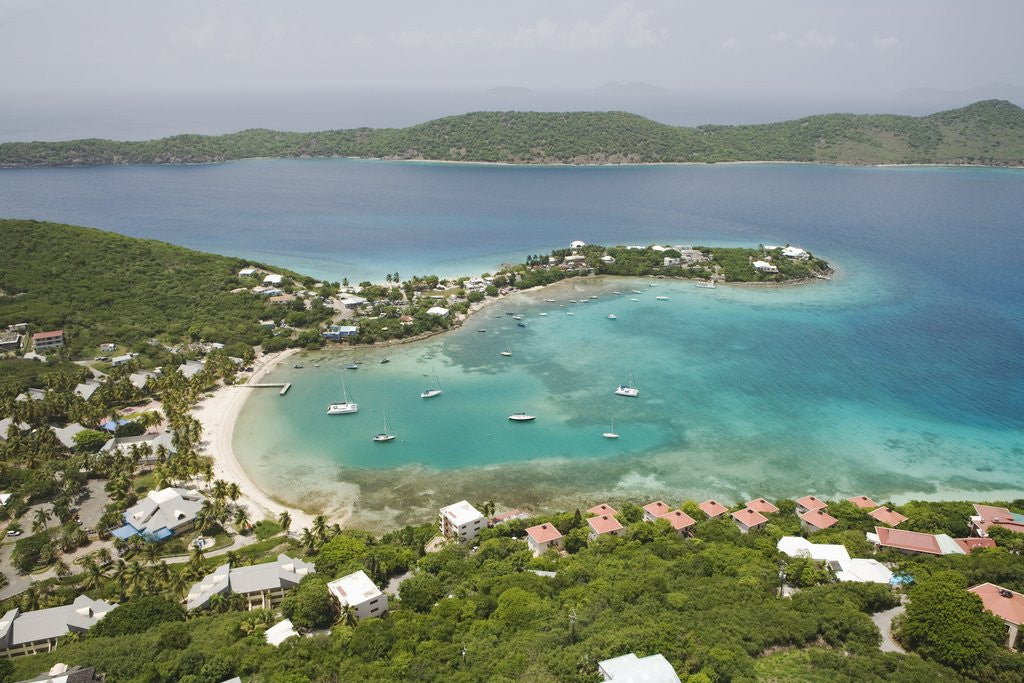 Detail of Lindquist Beach on St. Thomas in U.S. Virgin Islands by Corbis