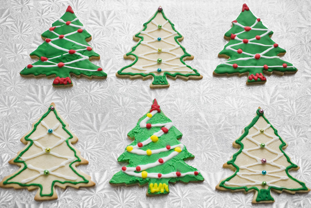 Detail of Christmas Cookies by Corbis