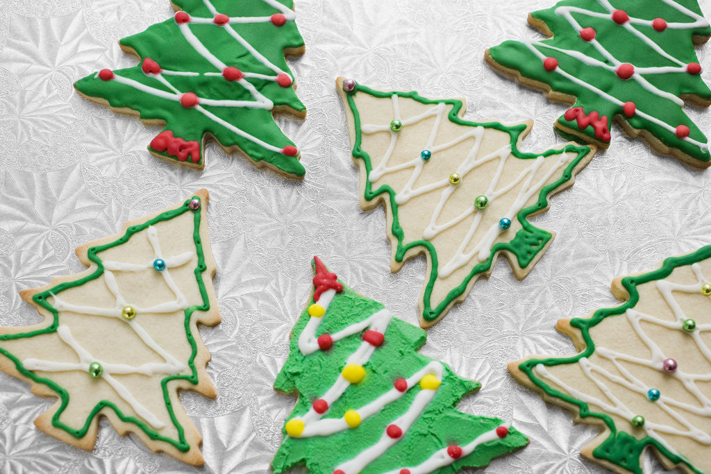 Detail of Christmas Cookies by Corbis