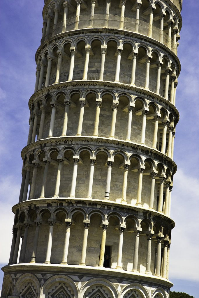 Detail of Leaning Tower of Pisa by Corbis