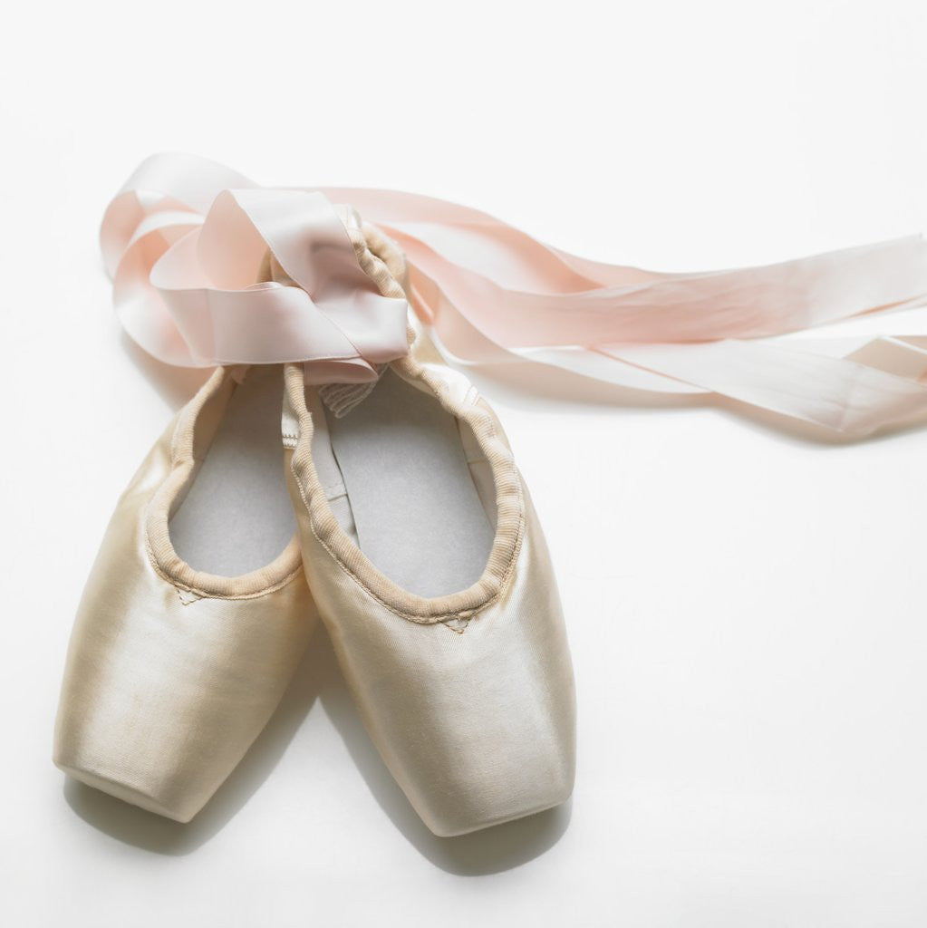 Detail of Ballet Slippers by Corbis