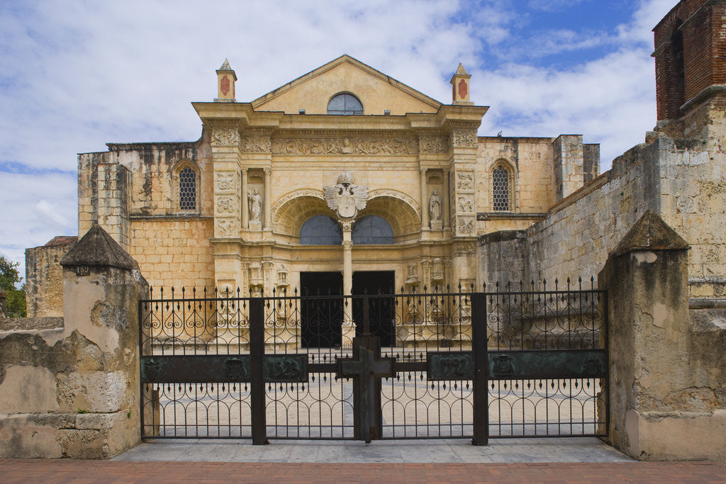 Detail of Facade of Catedral Primada de America by Corbis