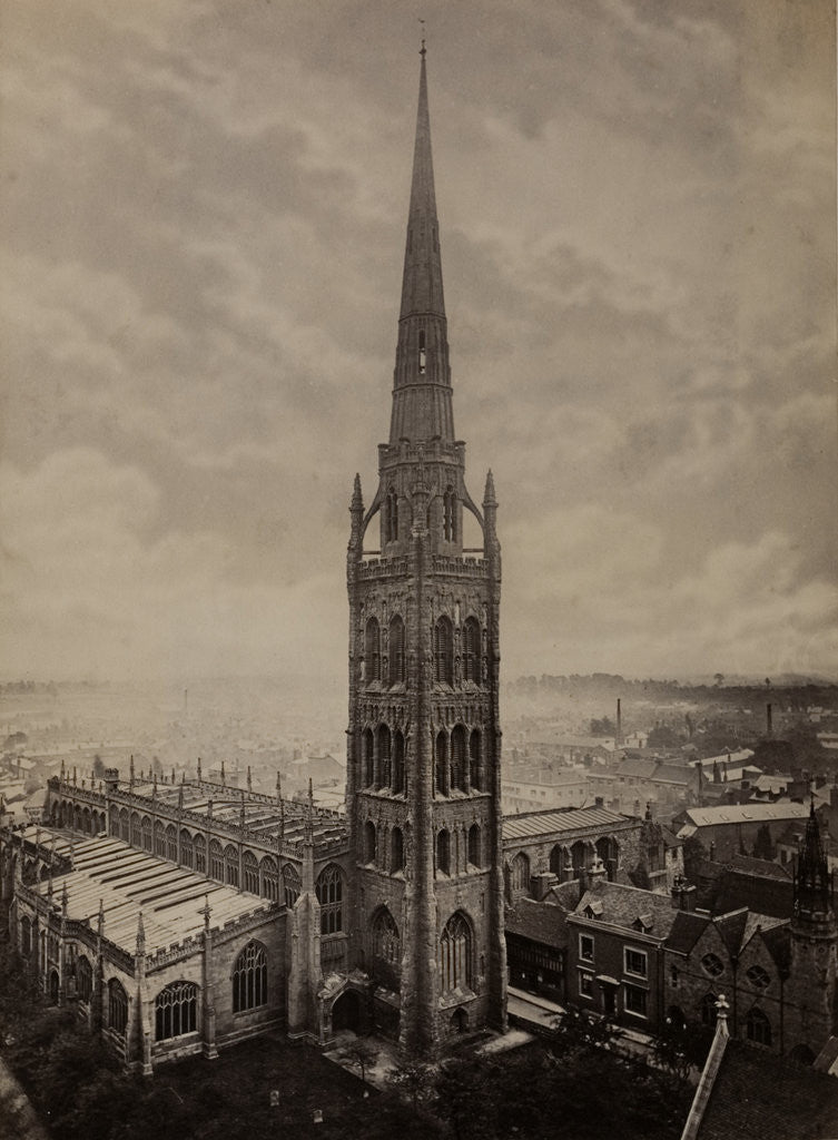 Detail of Coventry Cathedral by Corbis