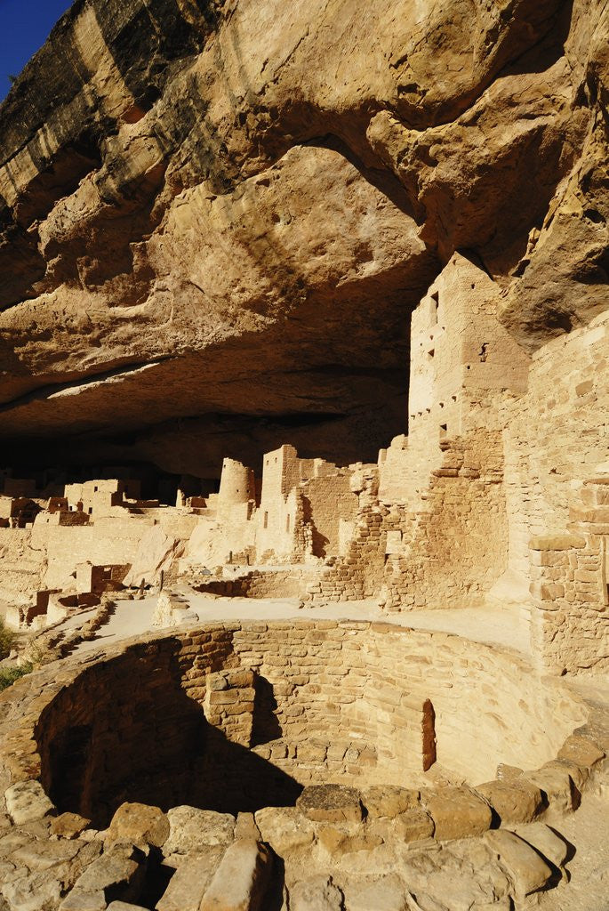 Detail of Kiva at Cliff Palace in Mesa Verde National Park by Corbis