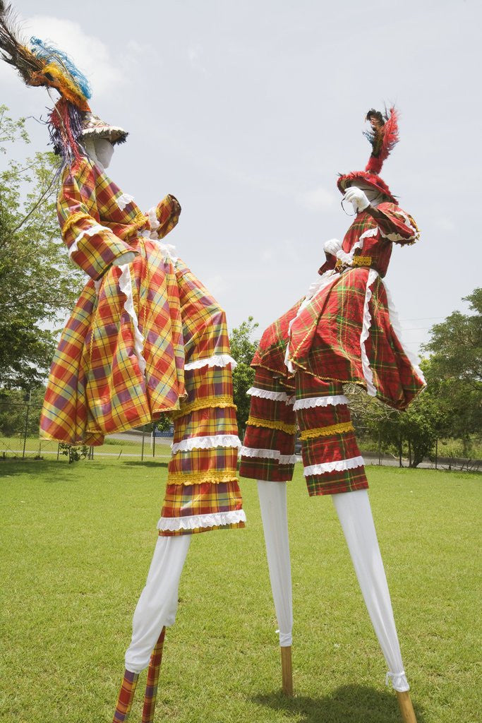 Detail of Moko Jumbies in St. Croix by Corbis