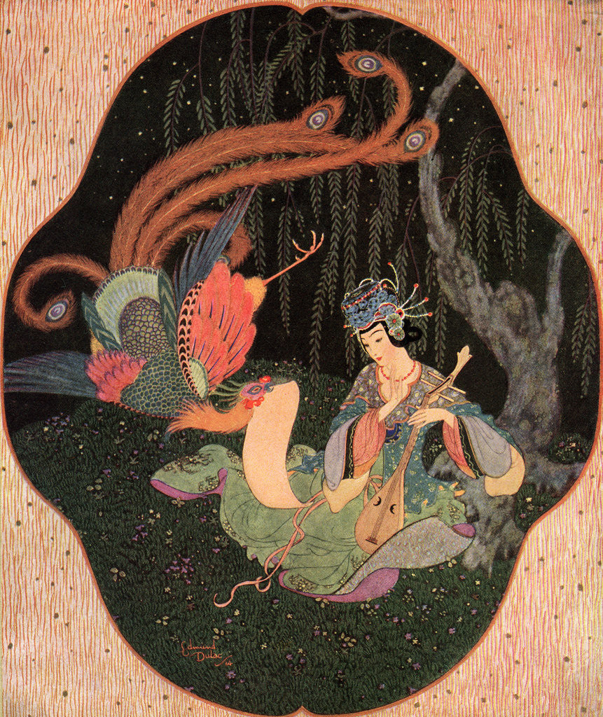 Detail of The Story of the Bird Feng by Edmund Dulac